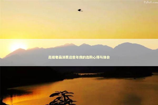 高端奢品消费这些年我的选购心得与体会 时尚用品